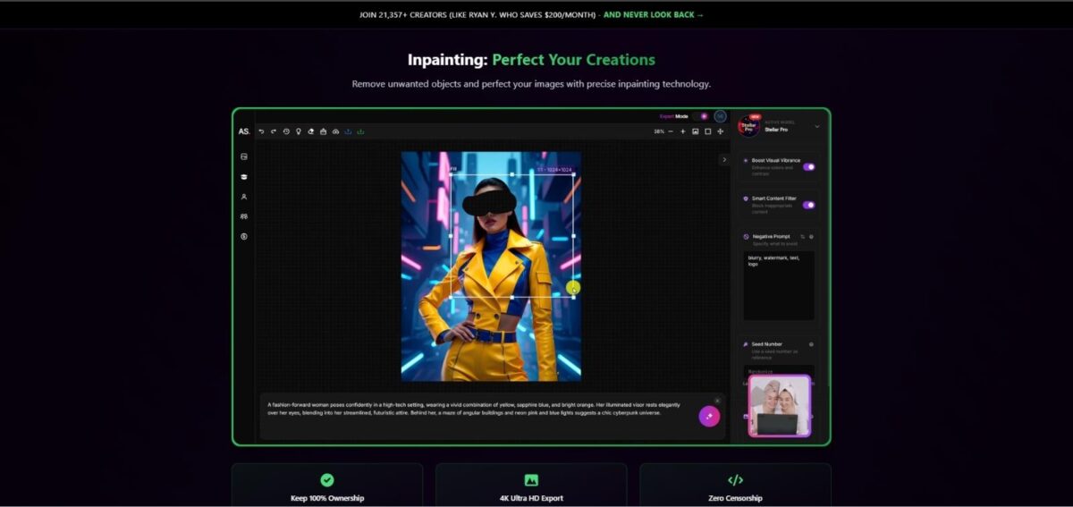 ArtSpace AI’s New Era: 89 One-Click Tools That Redefine Creativity 3 ArtSpace AI Inpainting