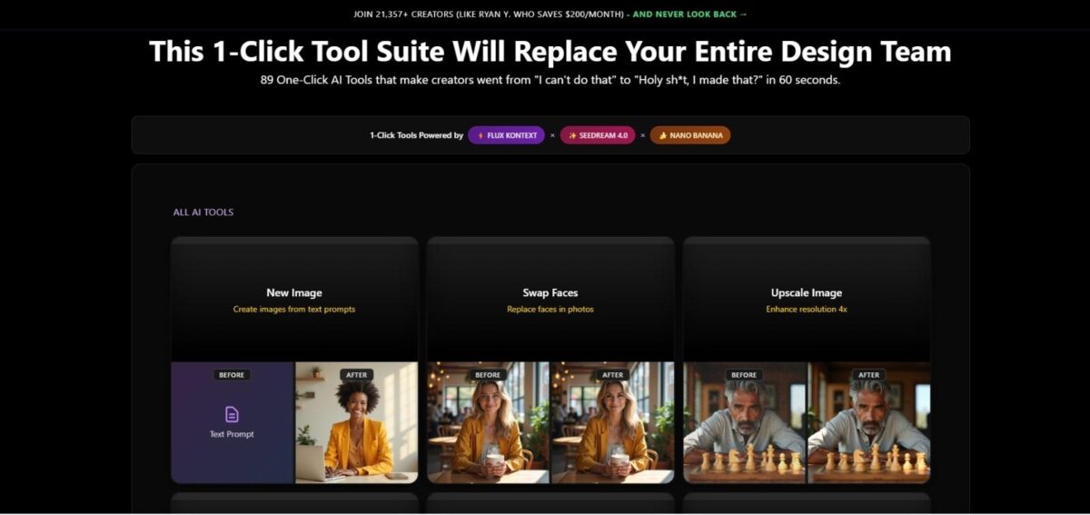 ArtSpace AI’s New Era: 89 One-Click Tools That Redefine Creativity 1 ArtSpace Nano Banana Images