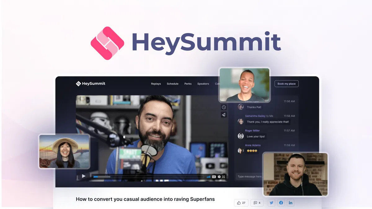 HeySummit Review: The Best Virtual Event Platform for Creators? 4 HeySummit honest review