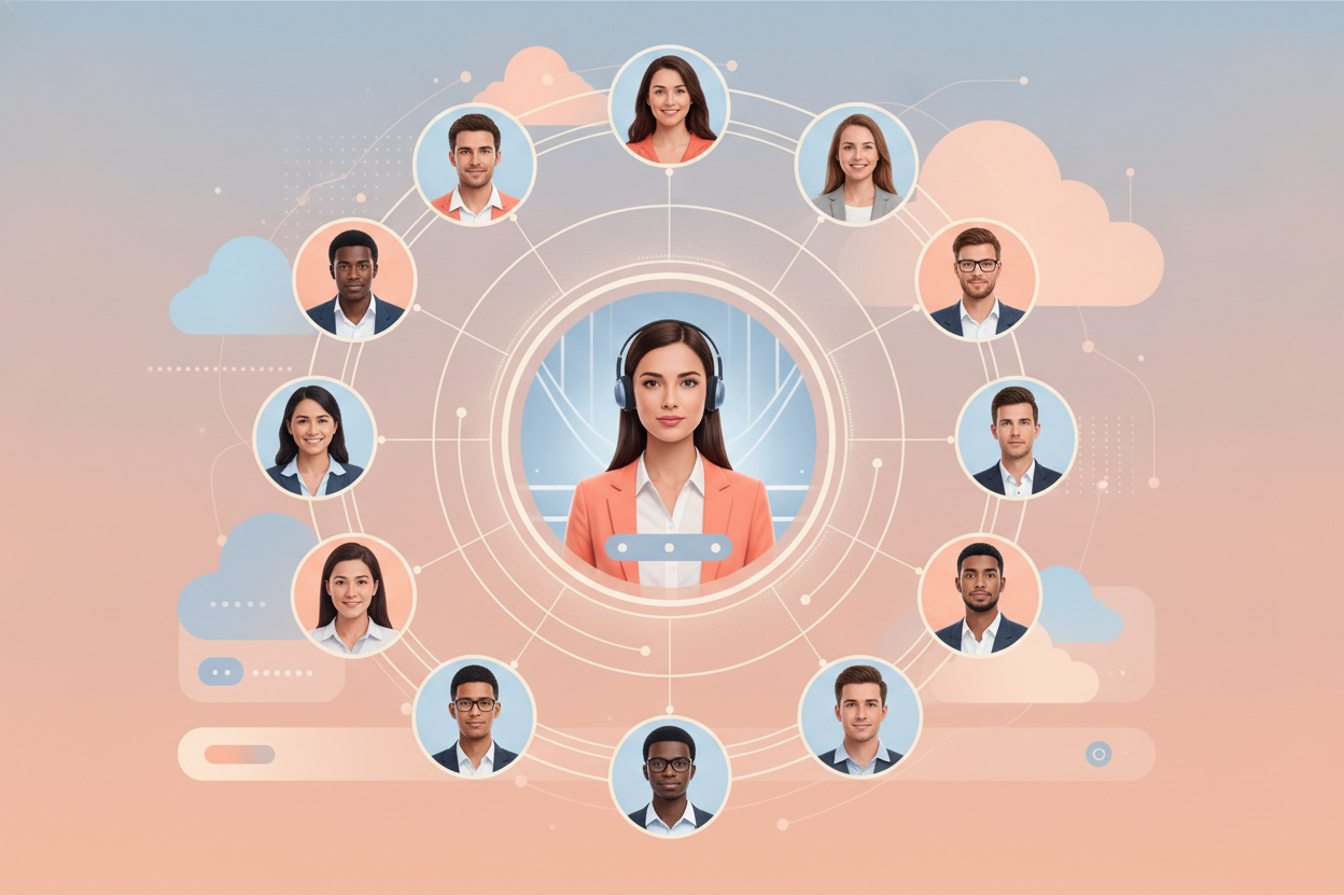 HeySummit Review: The Best Virtual Event Platform for Creators? 5 Virtual summit audience and event experience illustration