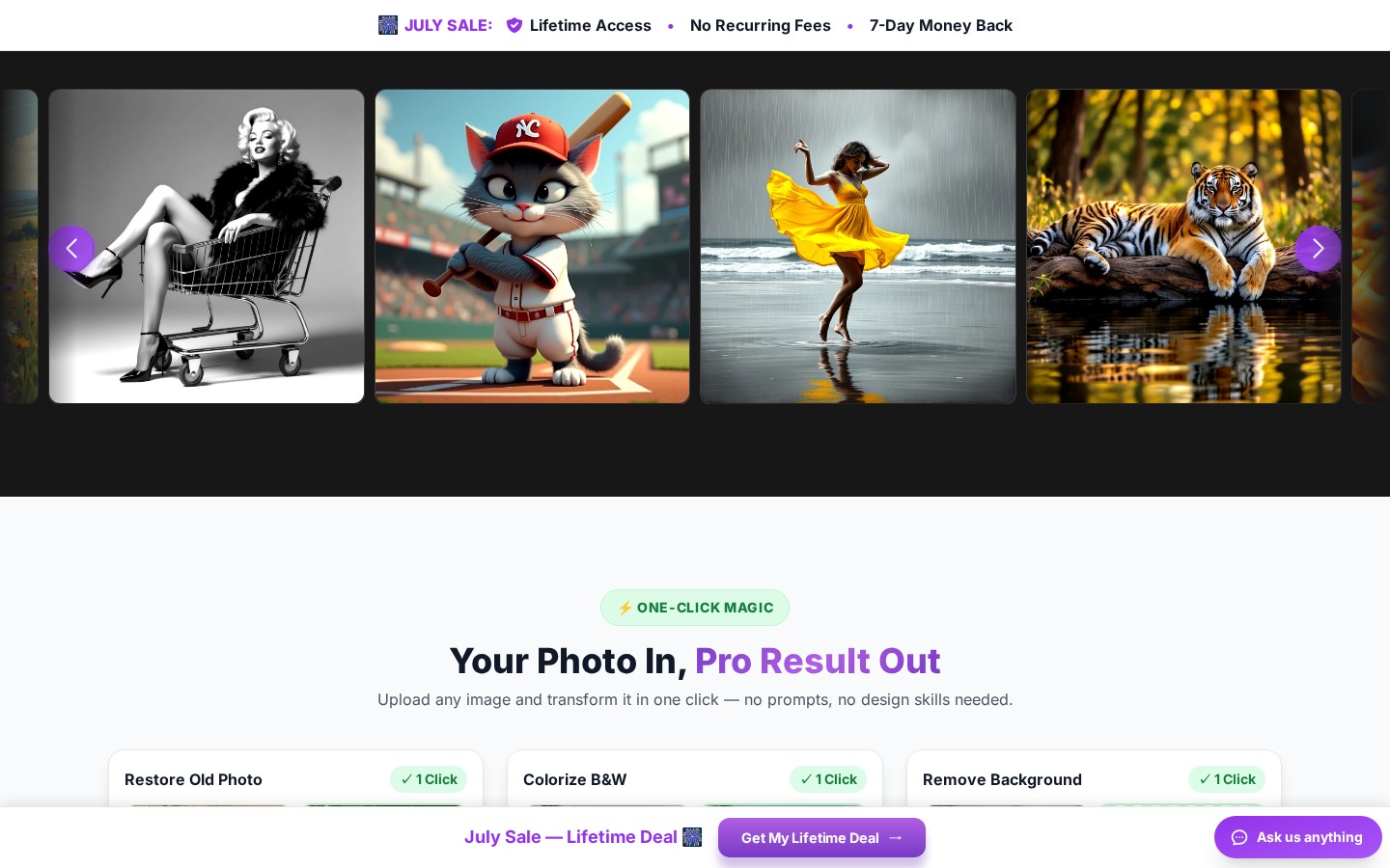 ArtSpace AI 311+ One-Click Tools showcase