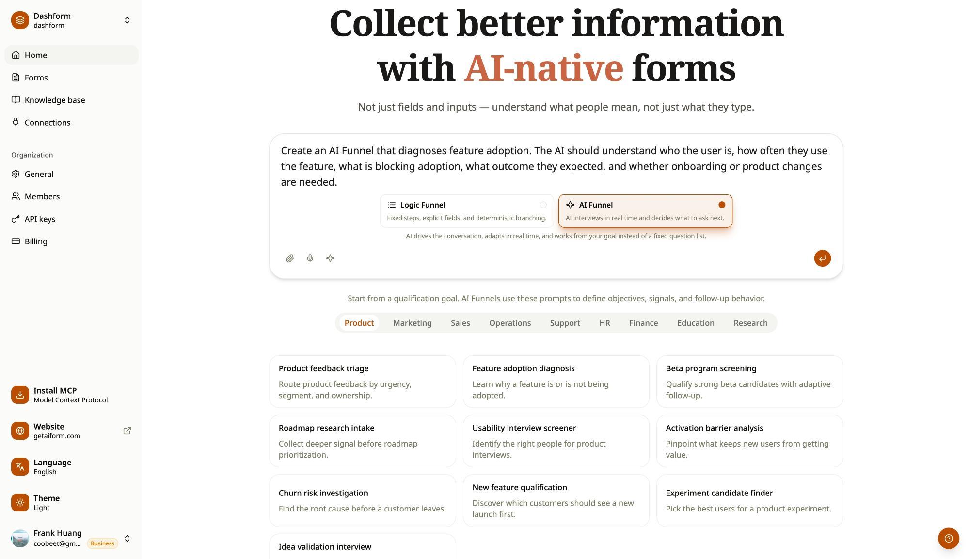 Dashform Review 2026: Is This AI Form Builder Worth It? 3 Dashform AI-native form and AI funnel builder