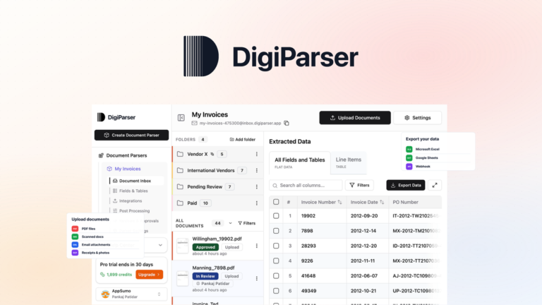 digiparser header appsumo listing