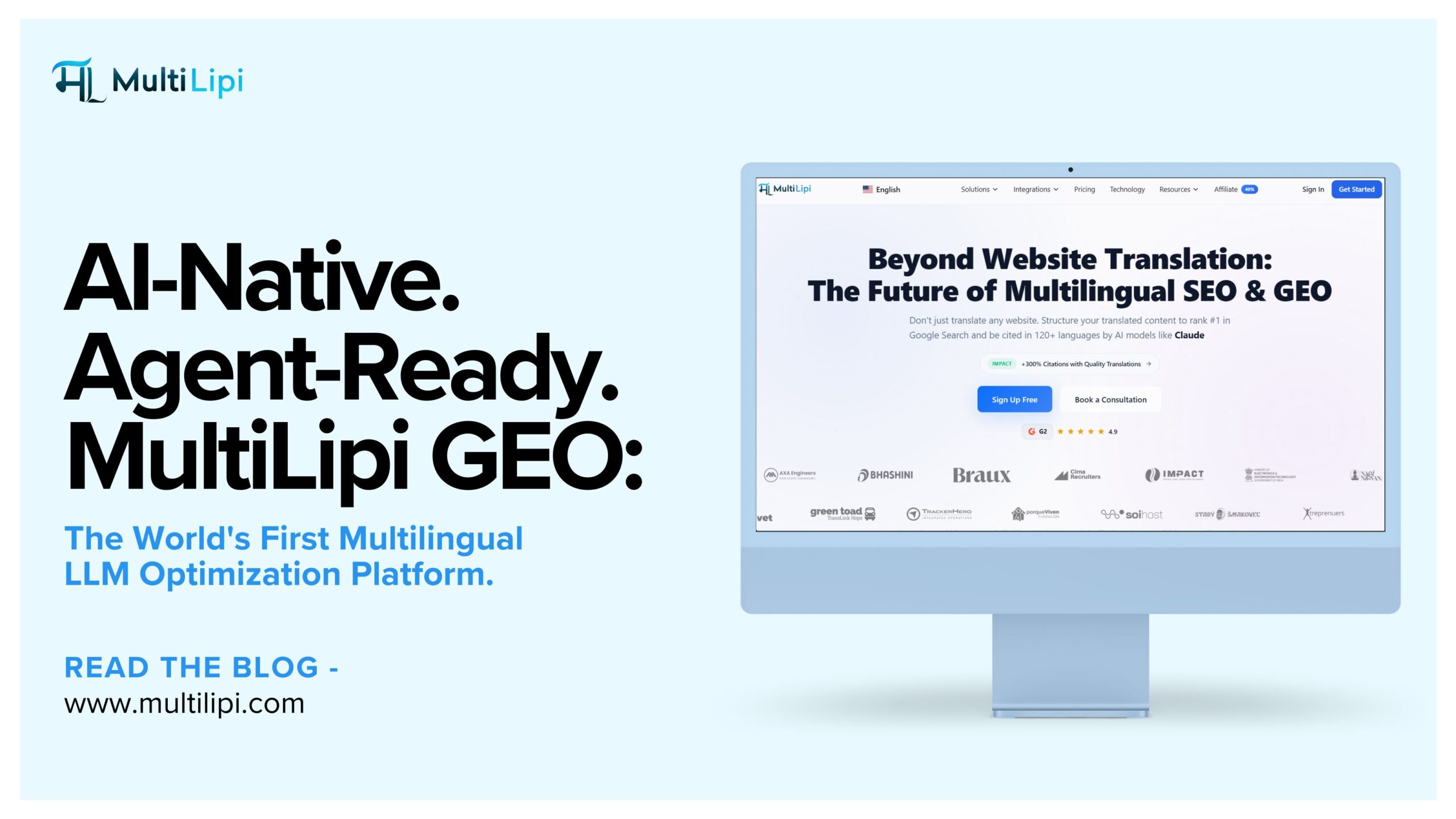 MultiLipi Review: Is This AI Website Translator Worth It? 3 MultiLipi GEO optimization showing how content gets cited by ChatGPT and Gemini across multiple languages