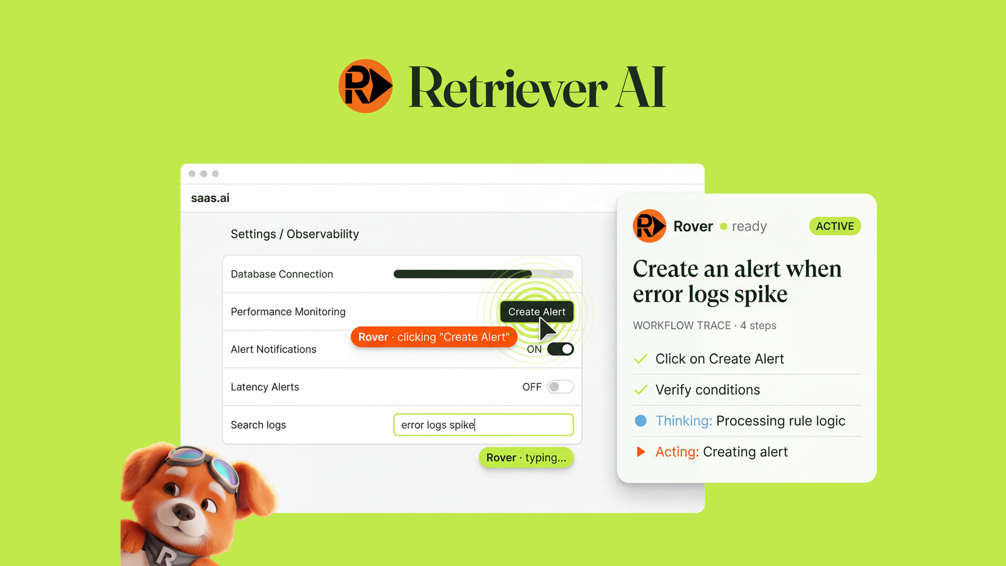 Retriever AI web agent automating browser tasks