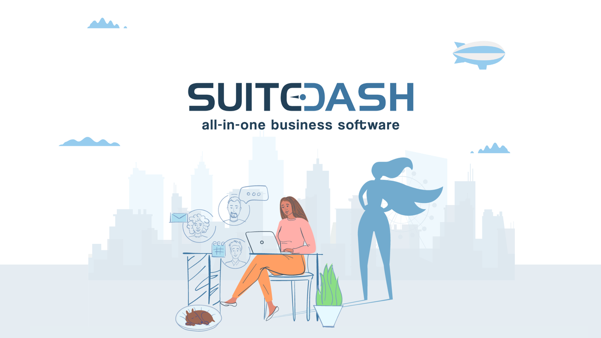 SuiteDash all-in-one business software dashboard overview